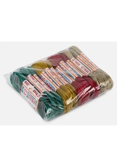 ANKAVERSE® Temsan 12' Li Pvc Kaplama 20 Metre Çelik Çamaşır İpi