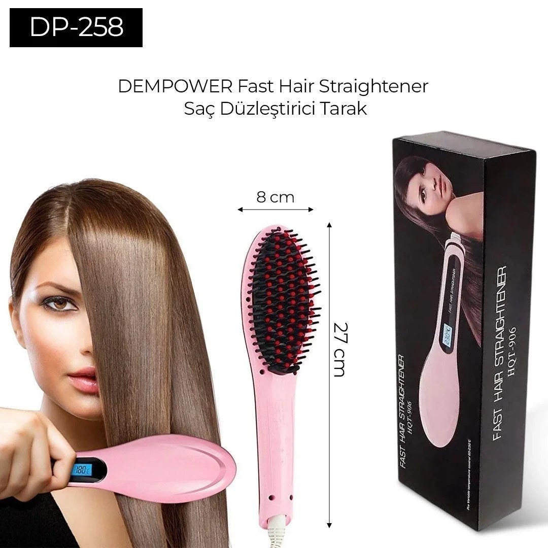 Dempower Fast Hair Saç Düzleştirici - Hızlı Isınan Ergonomik Düzleştirici Tarak