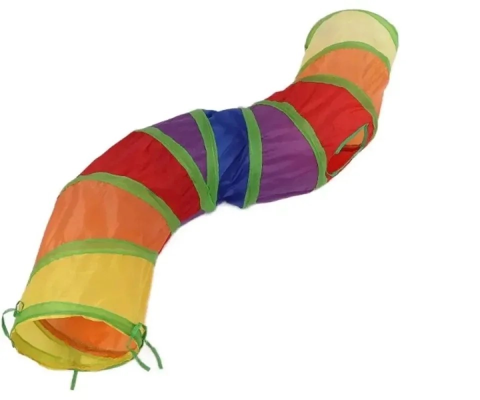 117 cm İnteraktif Kedi Oyun Tüneli | Uzun Katlanabilir Kedi Aktivite Tüneli