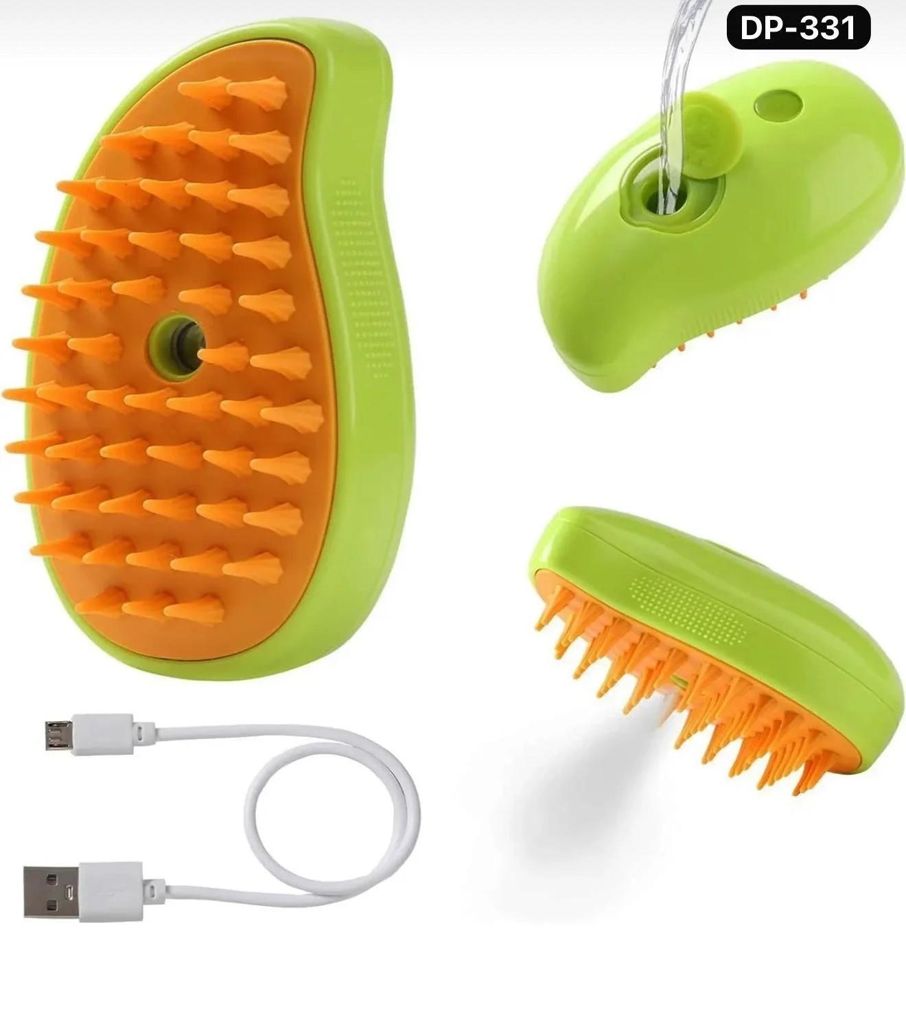 Buharlı Tüy Toplama Tarağı Evcil Hayvan Masaj ve Kedi Köpek Tüy Temizleme Aleti