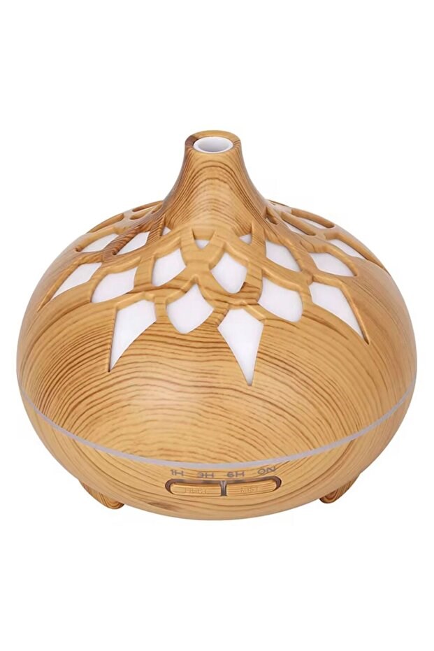 Aroma Difüzör Gece Işığı 7 Led DESENLİ Nemlendirici Kumandalı Buhar Makinesi 550 ml — Sonxshoop — görsel 6