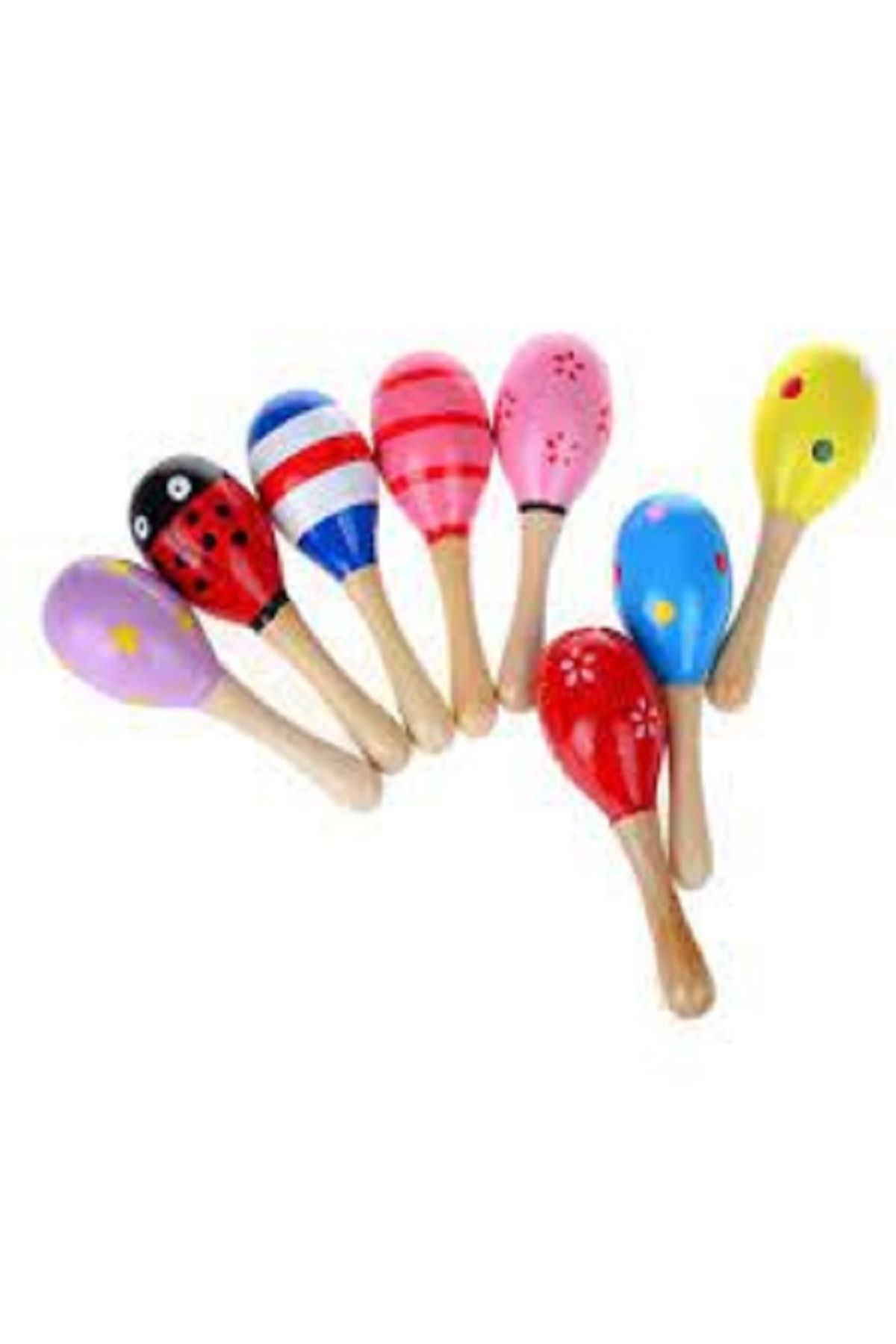 2'li Ahşap Marakas Seti