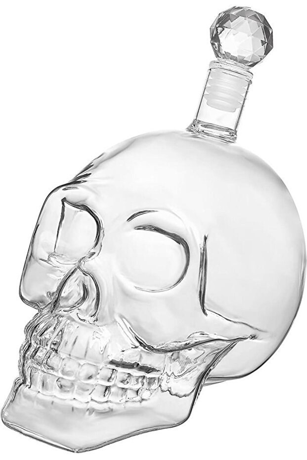 Crystal Head Kuru Kafa Cam Şişe Hediyelik Sürahi (350 ML) — Sonxshoop — görsel 3