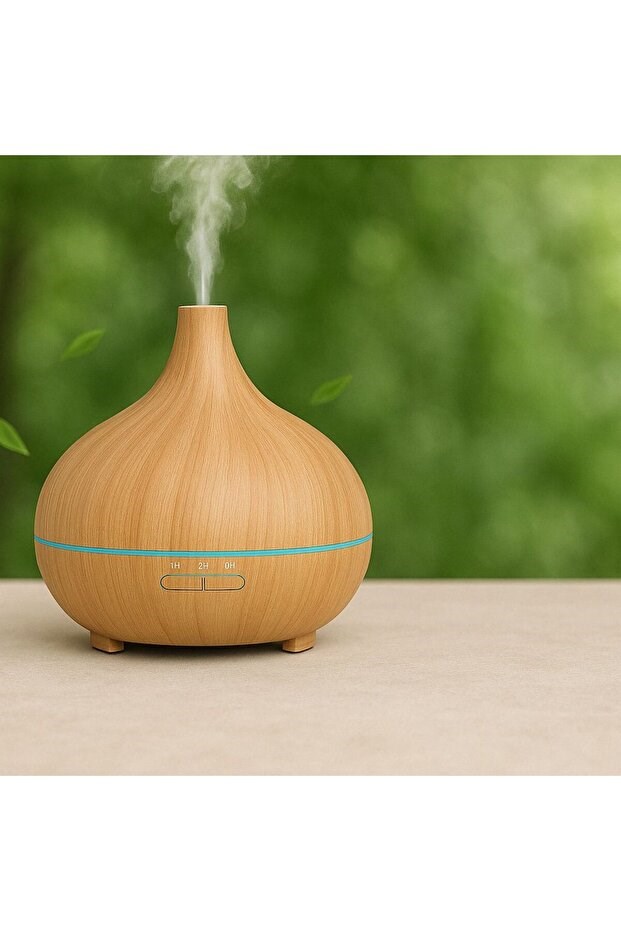 Aroma Difüzör Gece Işığı 7 Led Nemlendirici Kumandalı 550 ml Buhar Makinesi — Sonxshoop — görsel 4