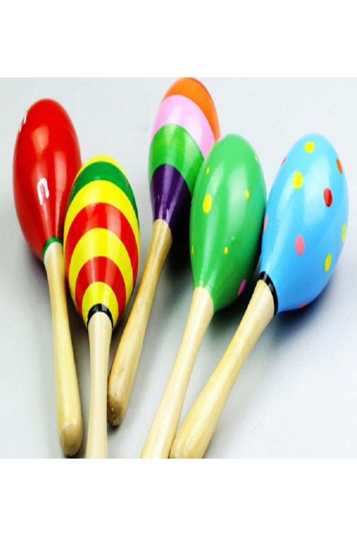 2'li Ahşap Marakas Seti