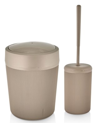 ALESTA 2'Lİ ÇÖP KOVASI+WC FIRÇASI