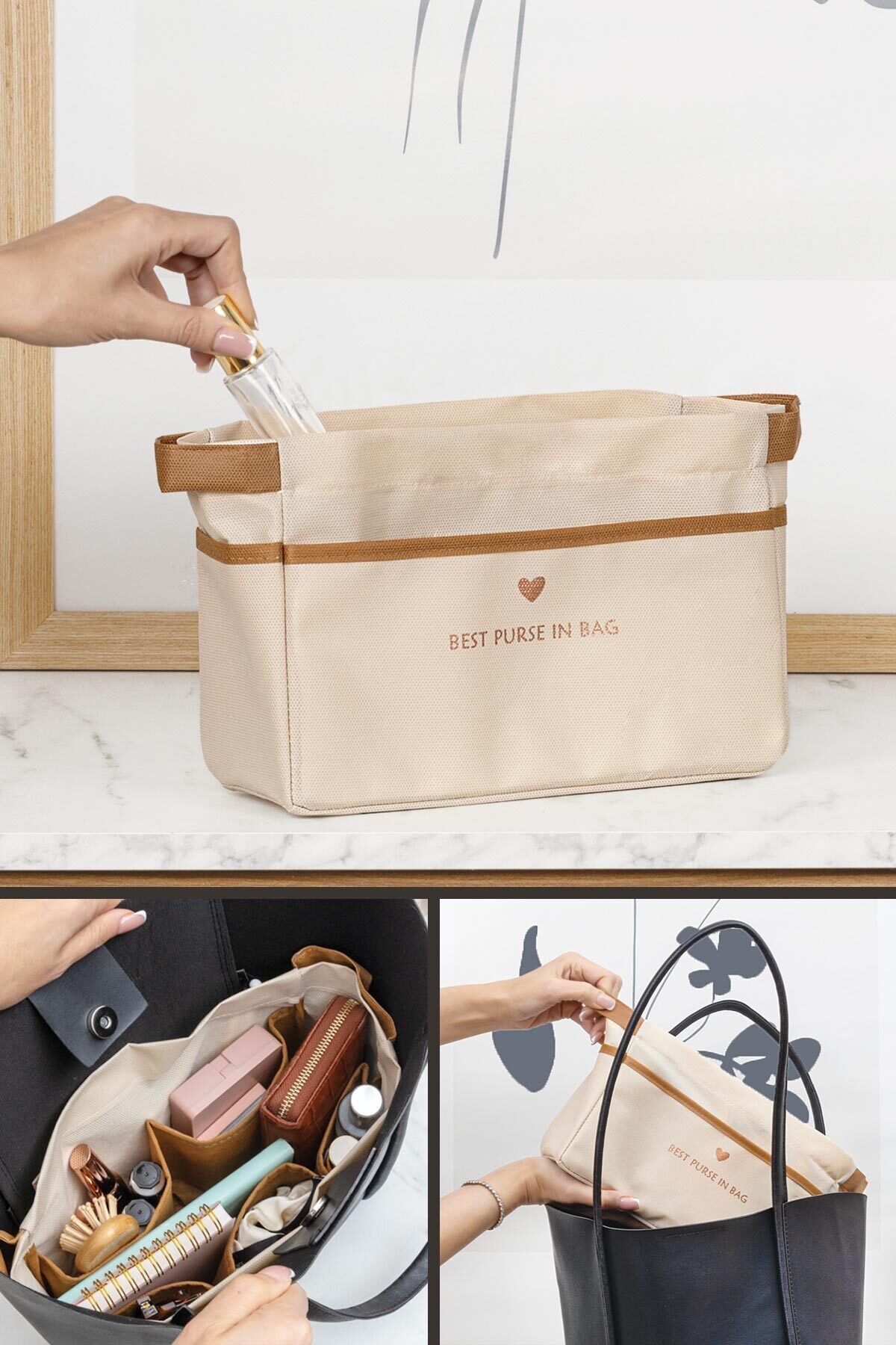 TOTE ÇANTA İÇİ DÜZENLEYİCİ