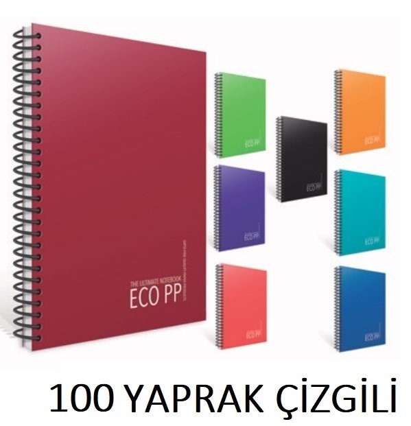 Eko Spiralli Pp Kpk. A4 Çizgili Def. 100 Yaprak