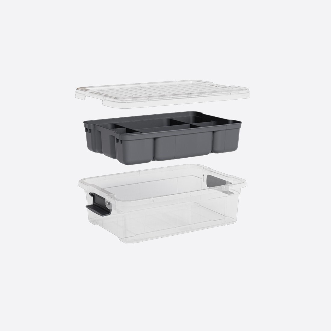 4,25 Lt Lock&Amp;Keep Organizer Tepsili