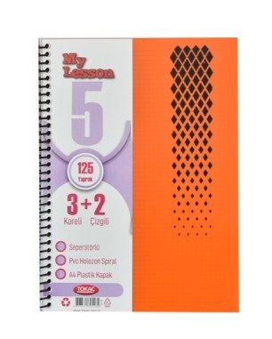 Star P.P Kapak A-4 Ayraçlı 3+2 125 Yaprak