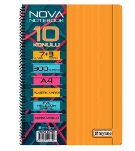 Nova P.P Kapak A-4 Ayraçlı 7+3 300 Yaprak