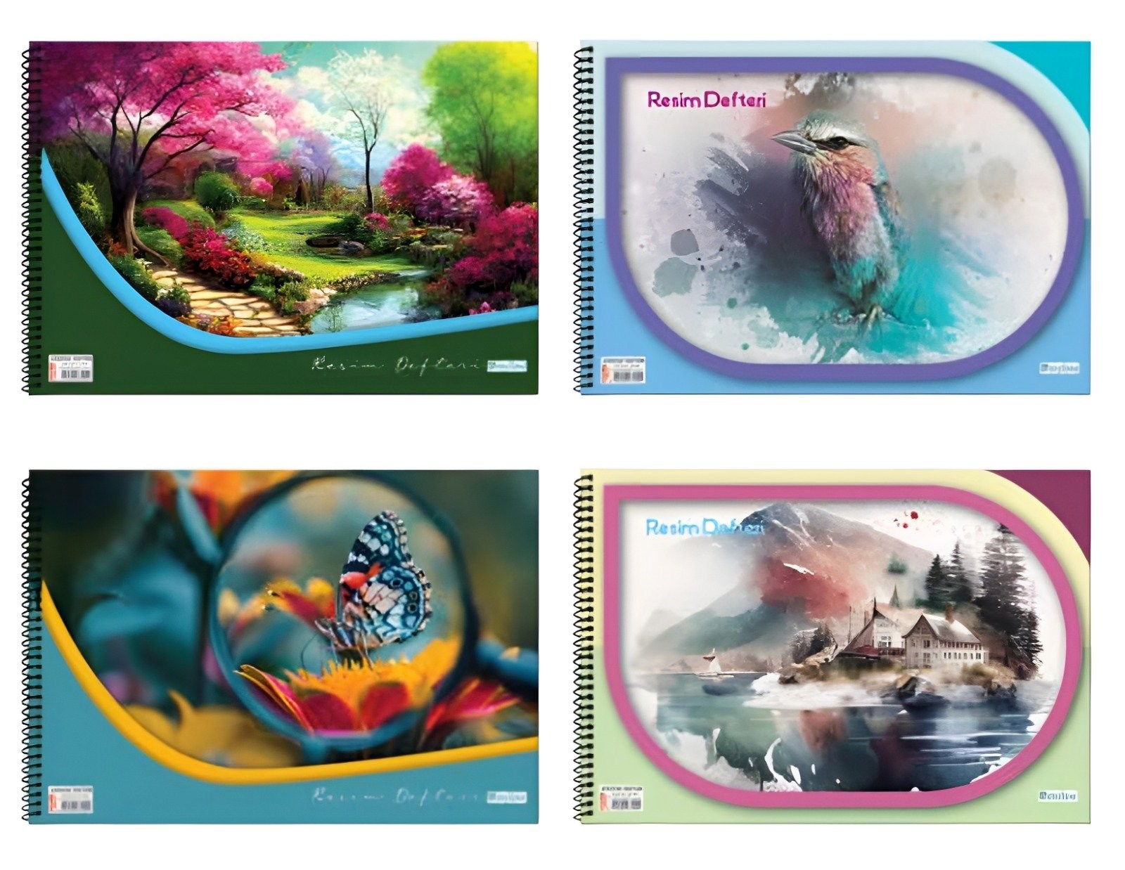 Spiralli Resim Defteri 17X24 15 Yaprak