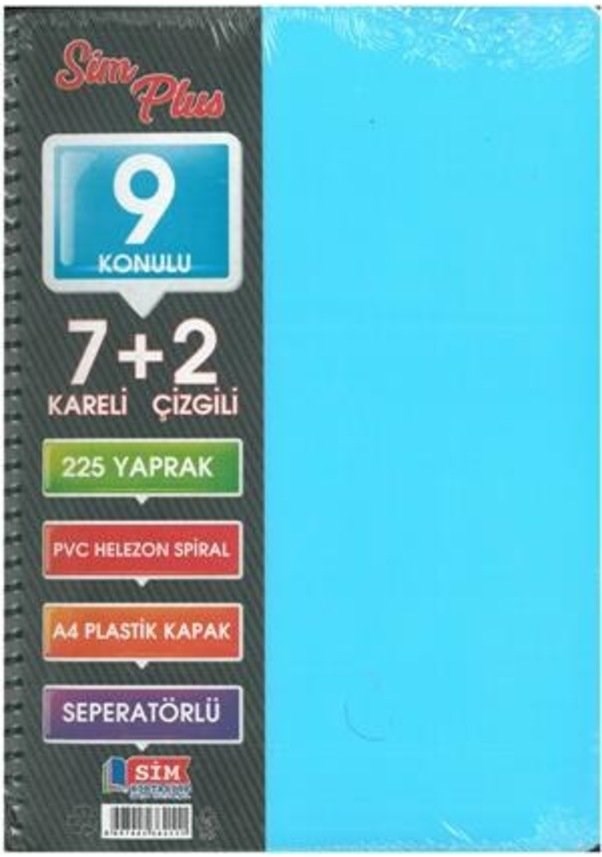 Star P.P Kapak A-4 Ayraçlı 7+2 225 Yaprak