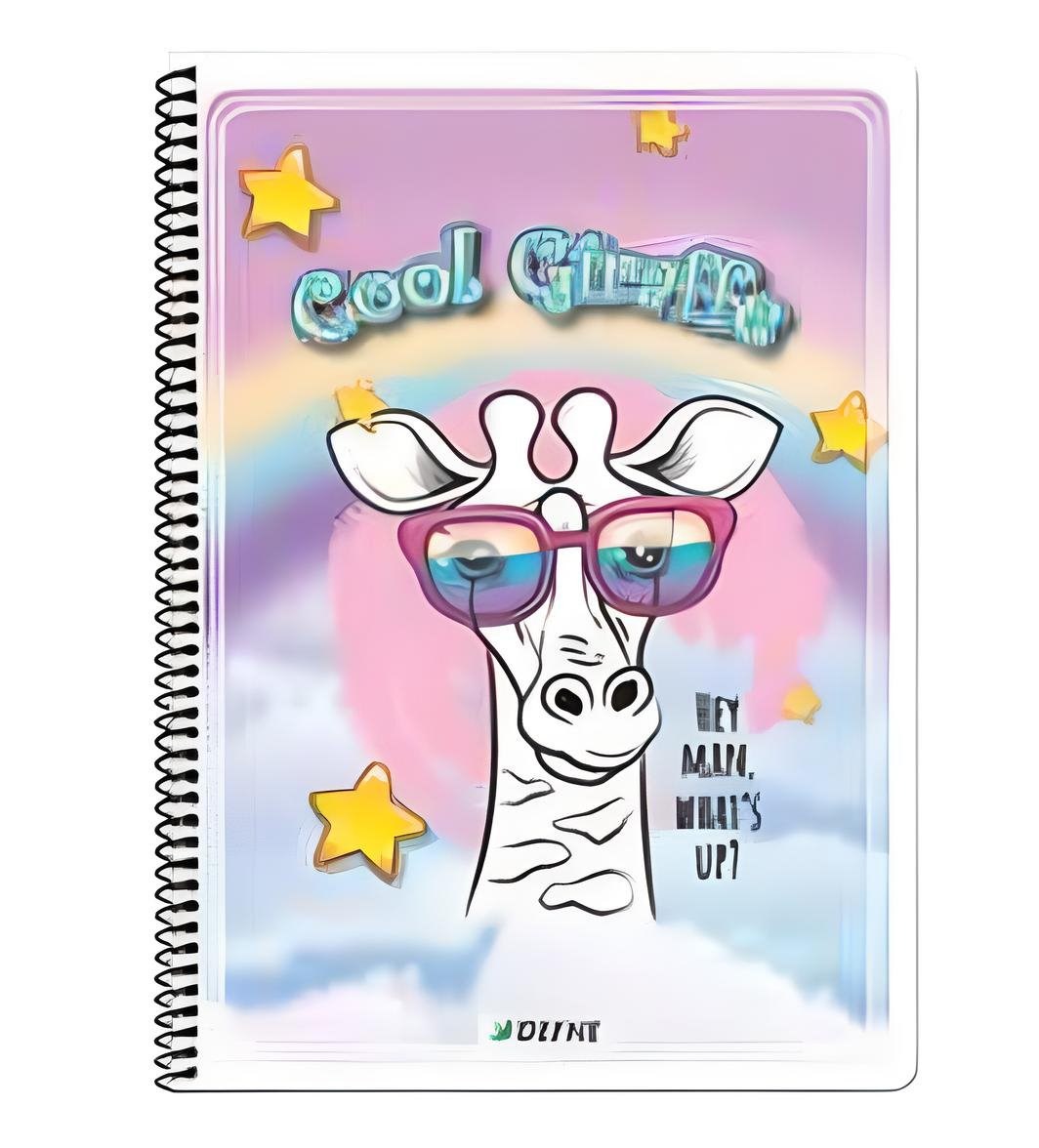 Super Gırl A-4 P.P Kapak Kareli 120 Yaprak (Simli)