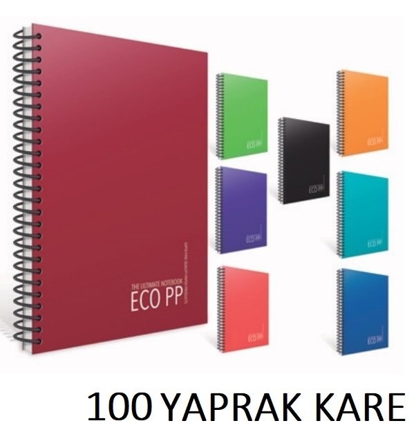 Eko Spiralli Pp Kpk. A4 Kare Def. 100 Yaprak