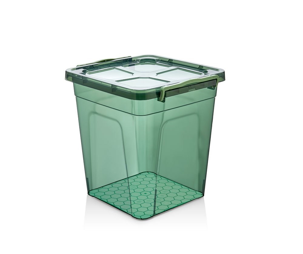 Green - 6 No Derin Erzak Saklama Kabı - 30 Lt