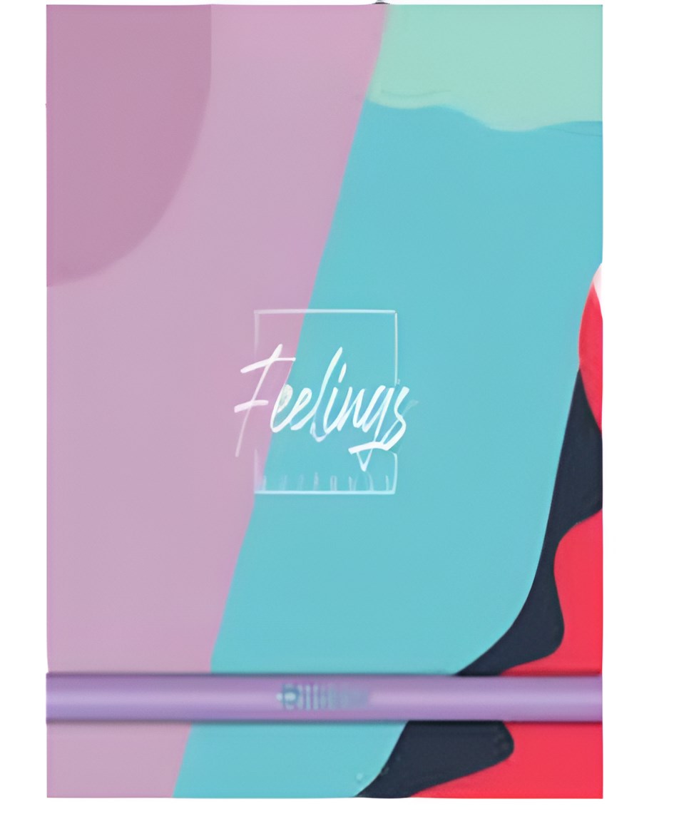 Feelings Sert Kapak Dikişli 14X20 Defter Kareli 120 Yaprak