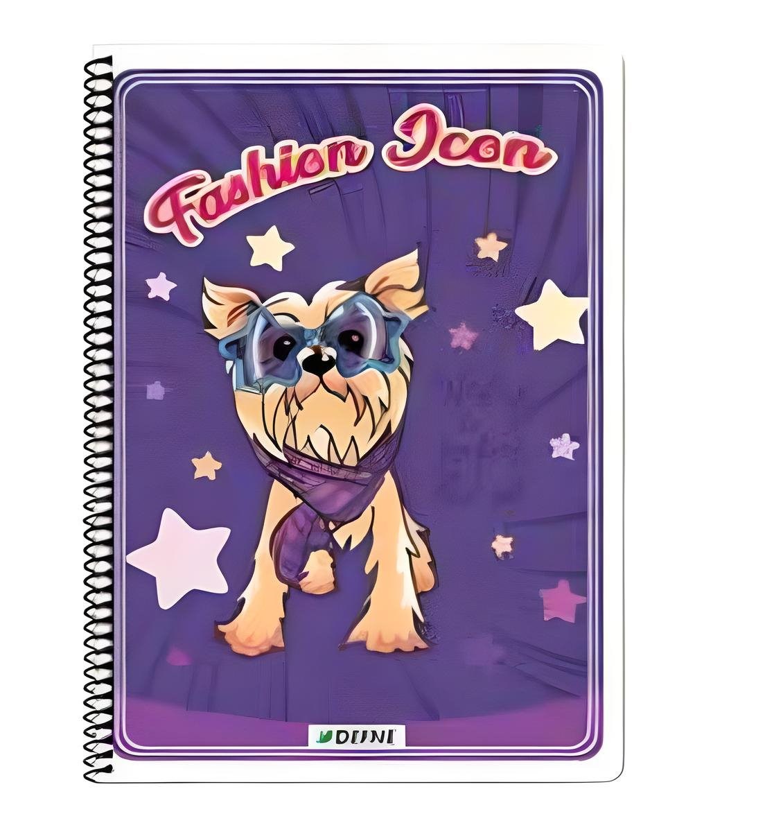 Super Gırl A-4 P.P Kapak Kareli 96 Yaprak (Simli)