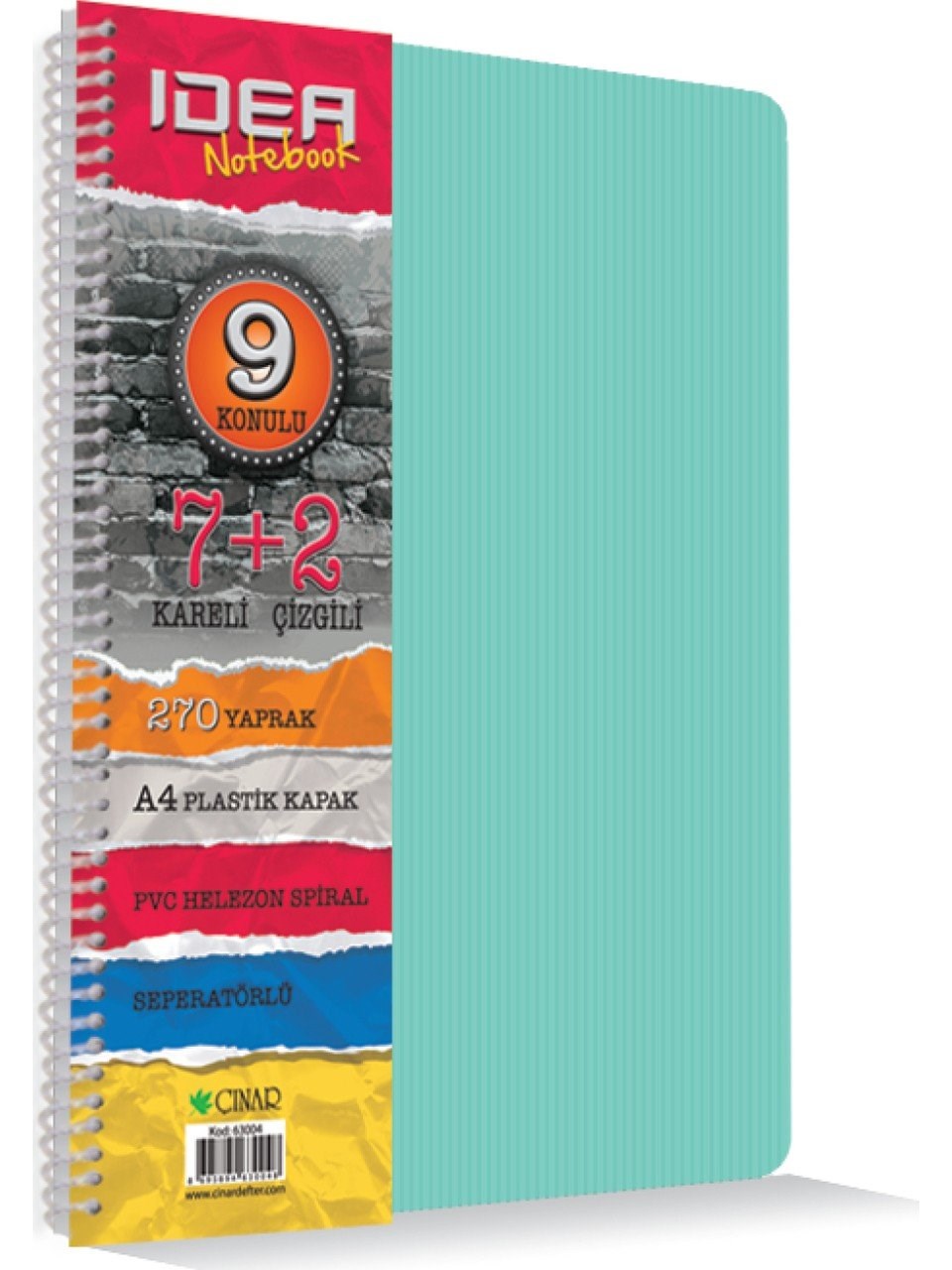 Nova P.P Kapak A-4 Ayraçlı 7+2 270 Yaprak