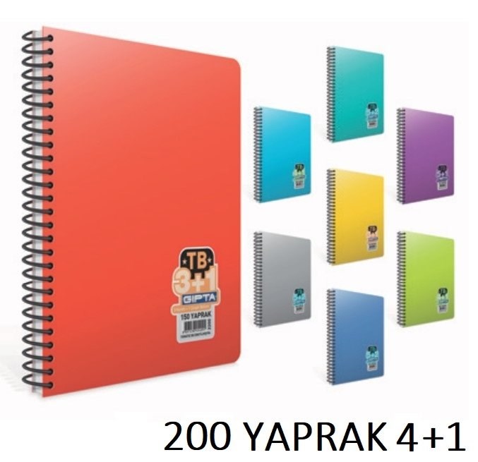 Tb Seperatörlü Pp Kpk. A4 Def. 200 Yaprak 4+1