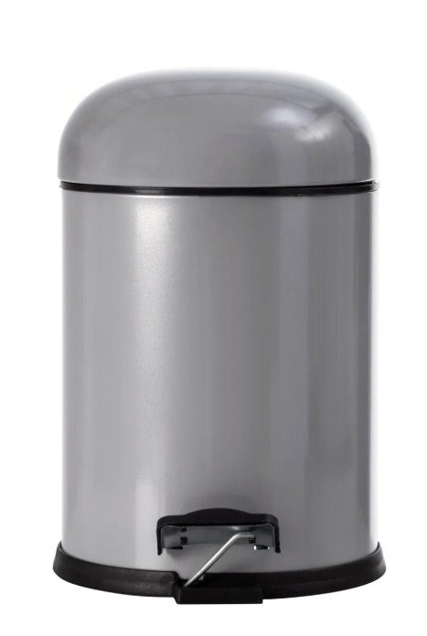 Bon Kapak Yavaş Kapanan Çöp Kovası 5 Lt Gri