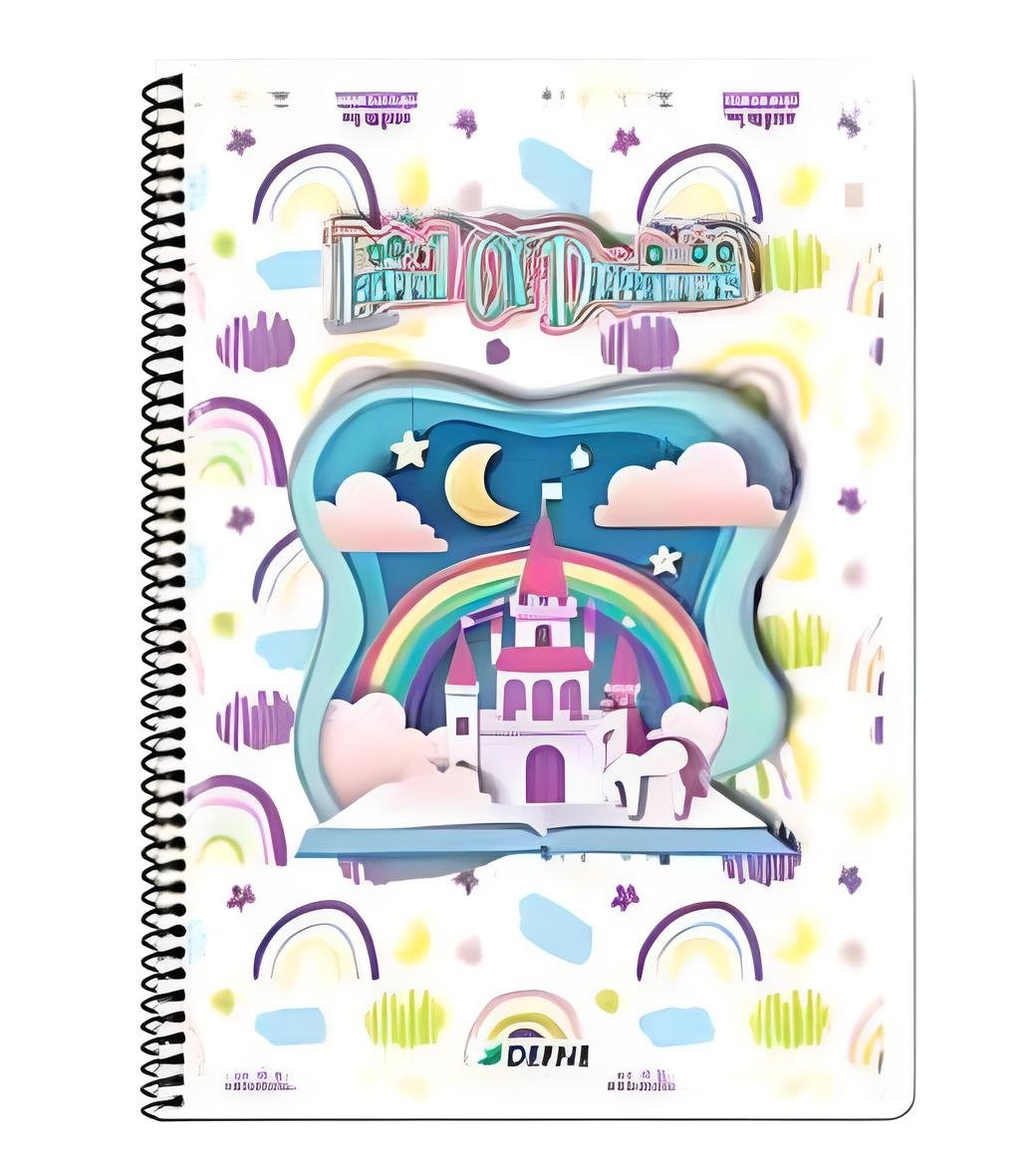 Super Gırl A-4 P.P Kapak Çizgili 120 Yaprak (Simli)