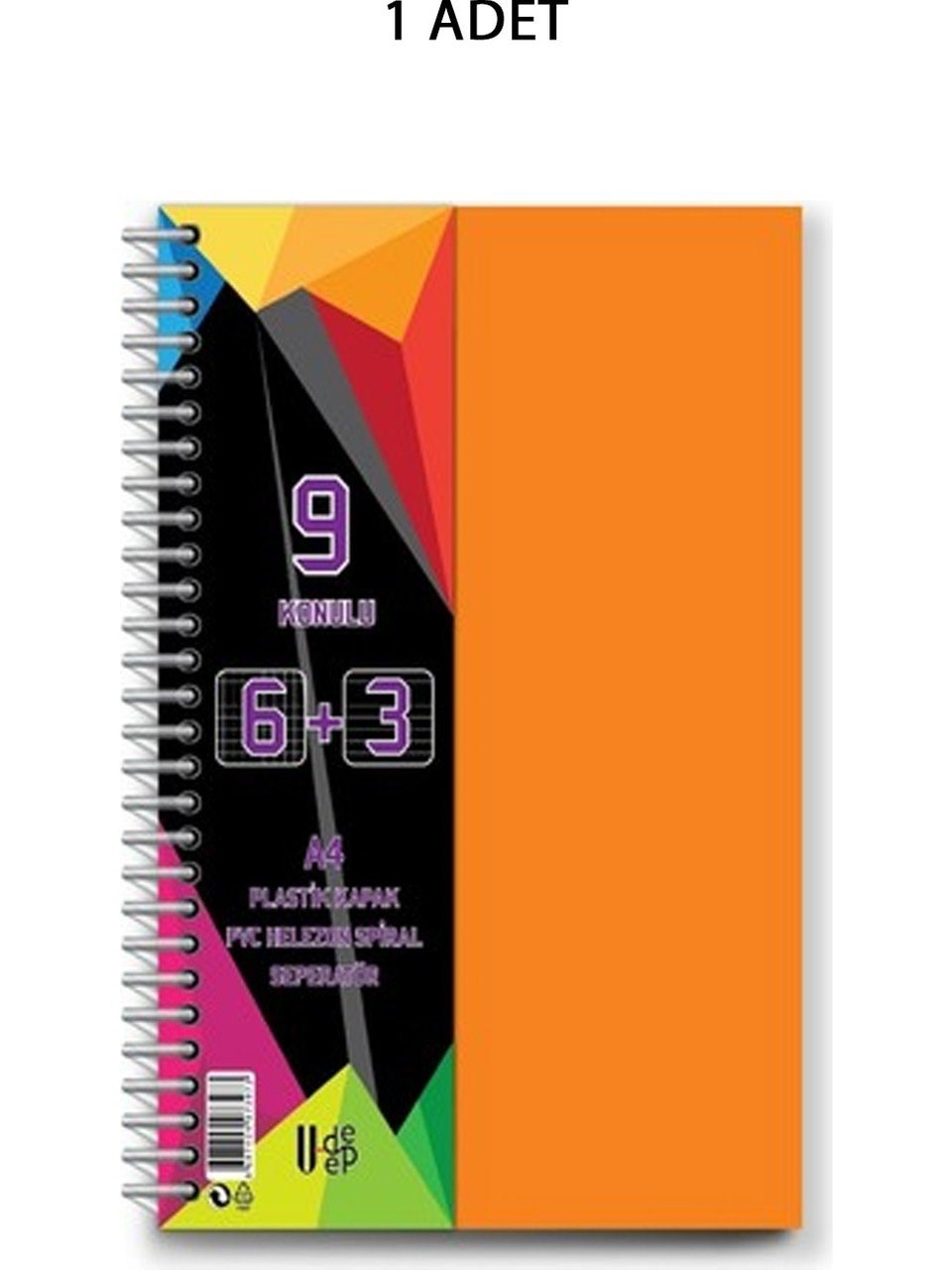 Star P.P Kapak A-4 Ayraçlı 6+3 225 Yaprak