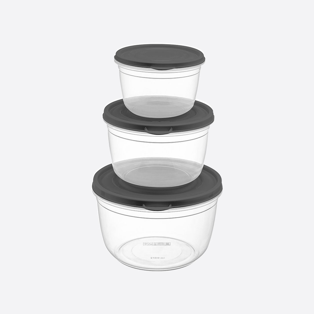 3'Lü Derin Vakum Set(625,1200,2100 Ml)