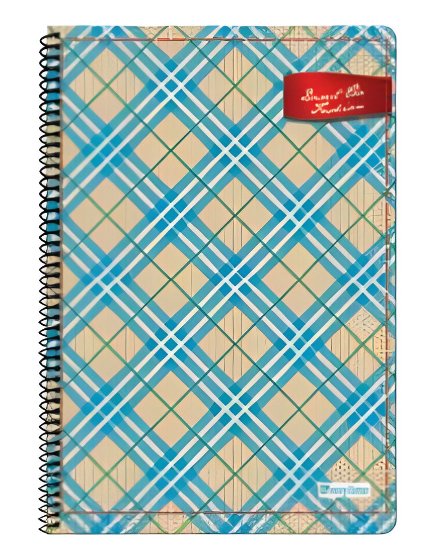 Ekose A-4 P.P Kapak Kareli 72 Yaprak