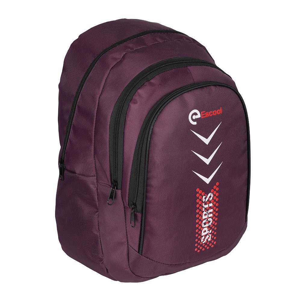 3 Gözlü Sport Sırt Çantası Bordo