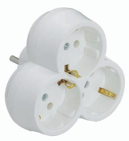 3’Lü Fiş Priz Papatya