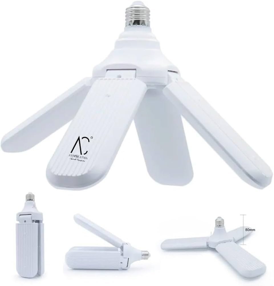 Pervane Ampul Beyaz 4 Kollu (72)