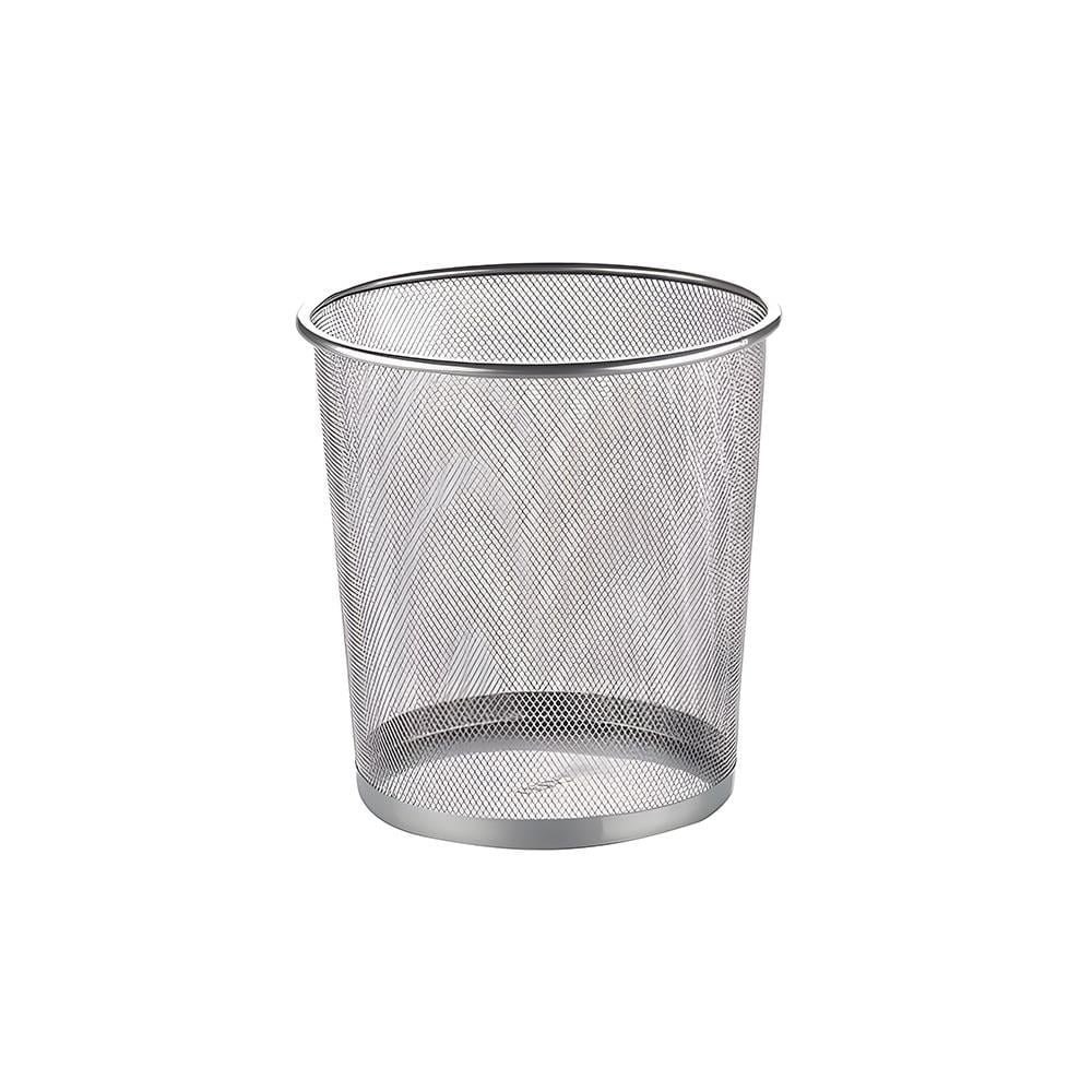 Ofis Tipi Fileli Çöp Kovası Gri