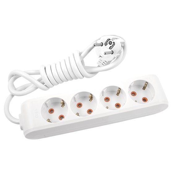 Multi-Let 4Lü Priz Topraklı Ç.K 2Mt(12)