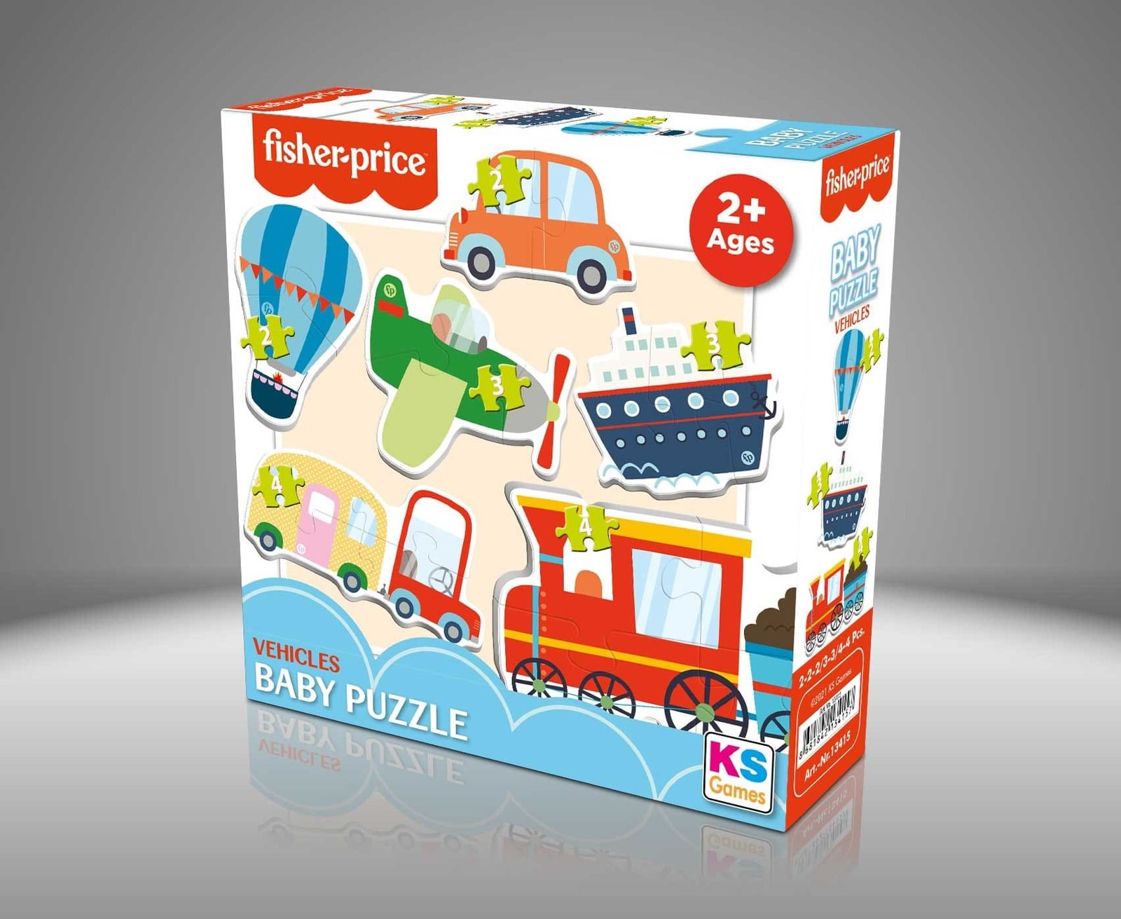 Baby Puzzle Vehıcles  6İn1  -  4/6/8/10