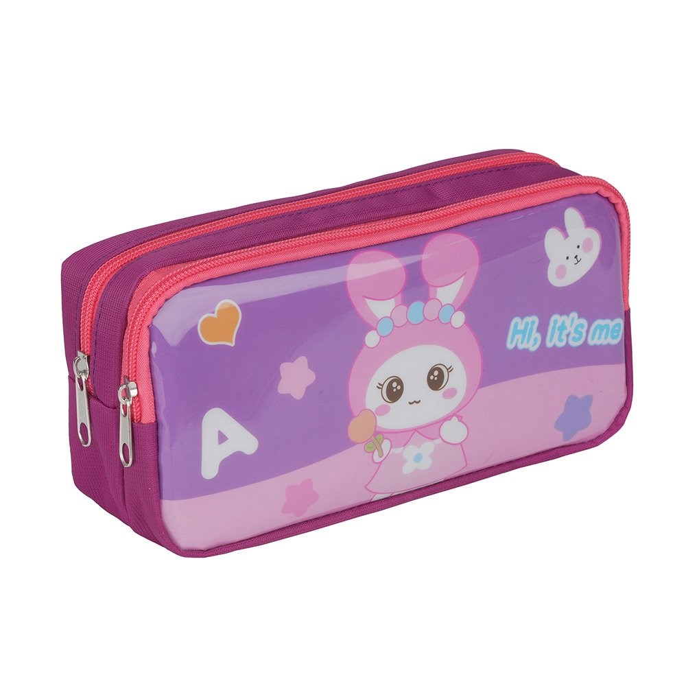 Çift Gözlü Şeffaf Kalemlik Tavşan