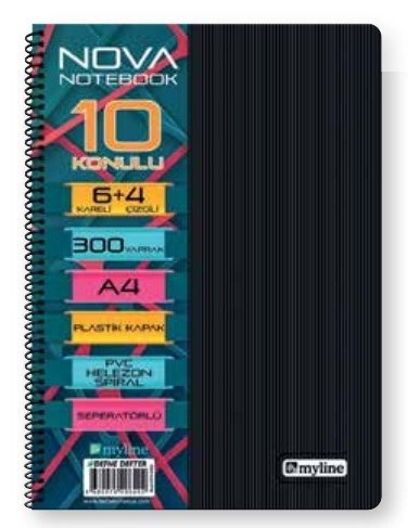 Nova P.P Kapak A-4 Ayraçlı 6+4 300 Yaprak