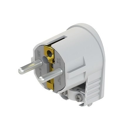 Nil L Tipi Topraklı Fiş-Beyaz(60)(600)