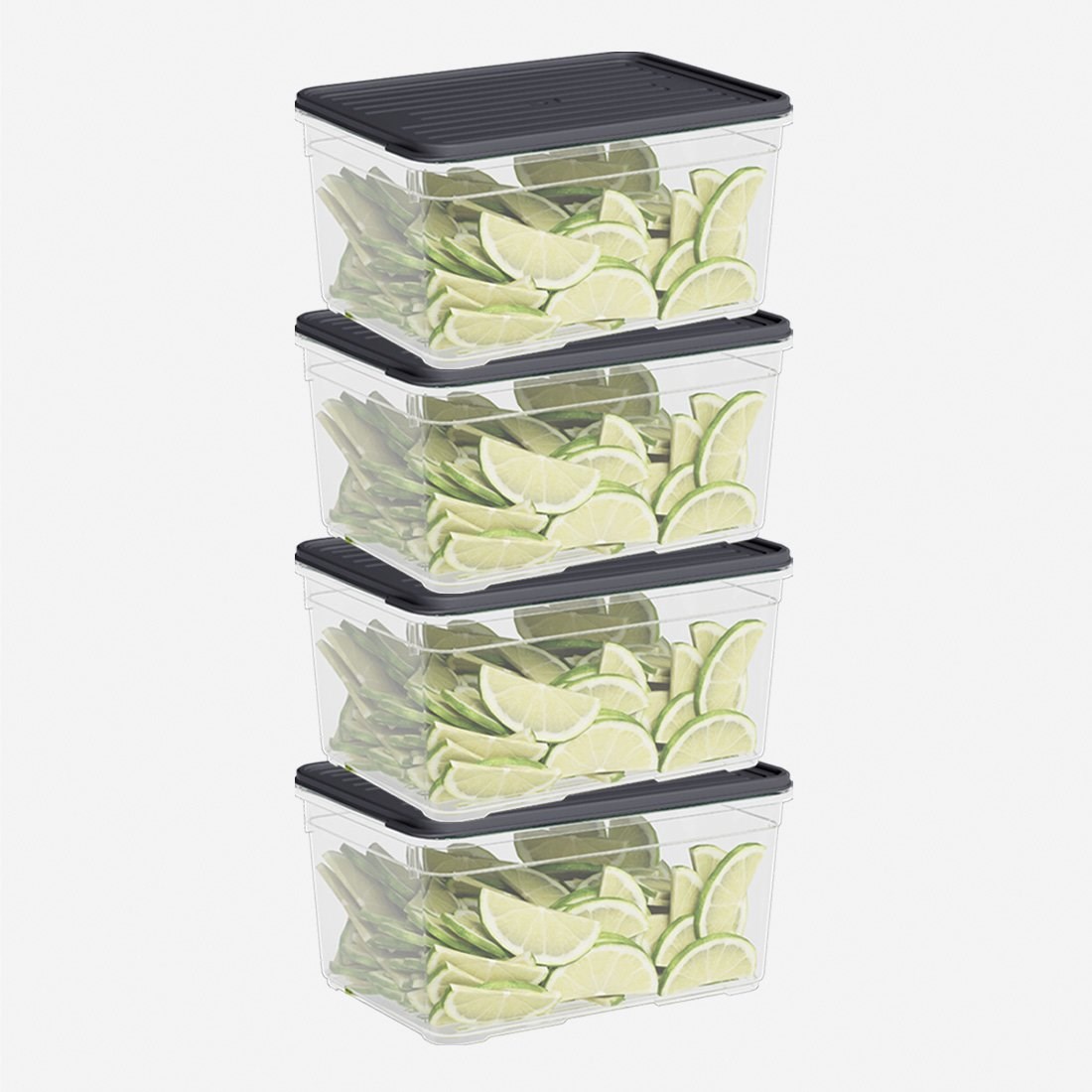 4'Lü 2100 Ml Smart Container Set
