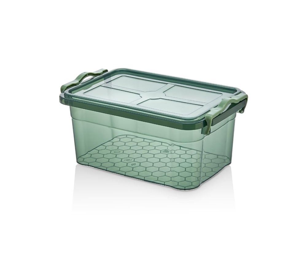 Green - 4 No Kiler Saklama Kabı - 7,5 Lt