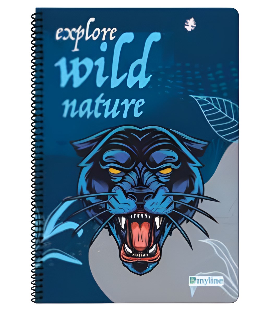 Wıld Anımal A-4 P.P Kapak Kareli 96 Yaprak