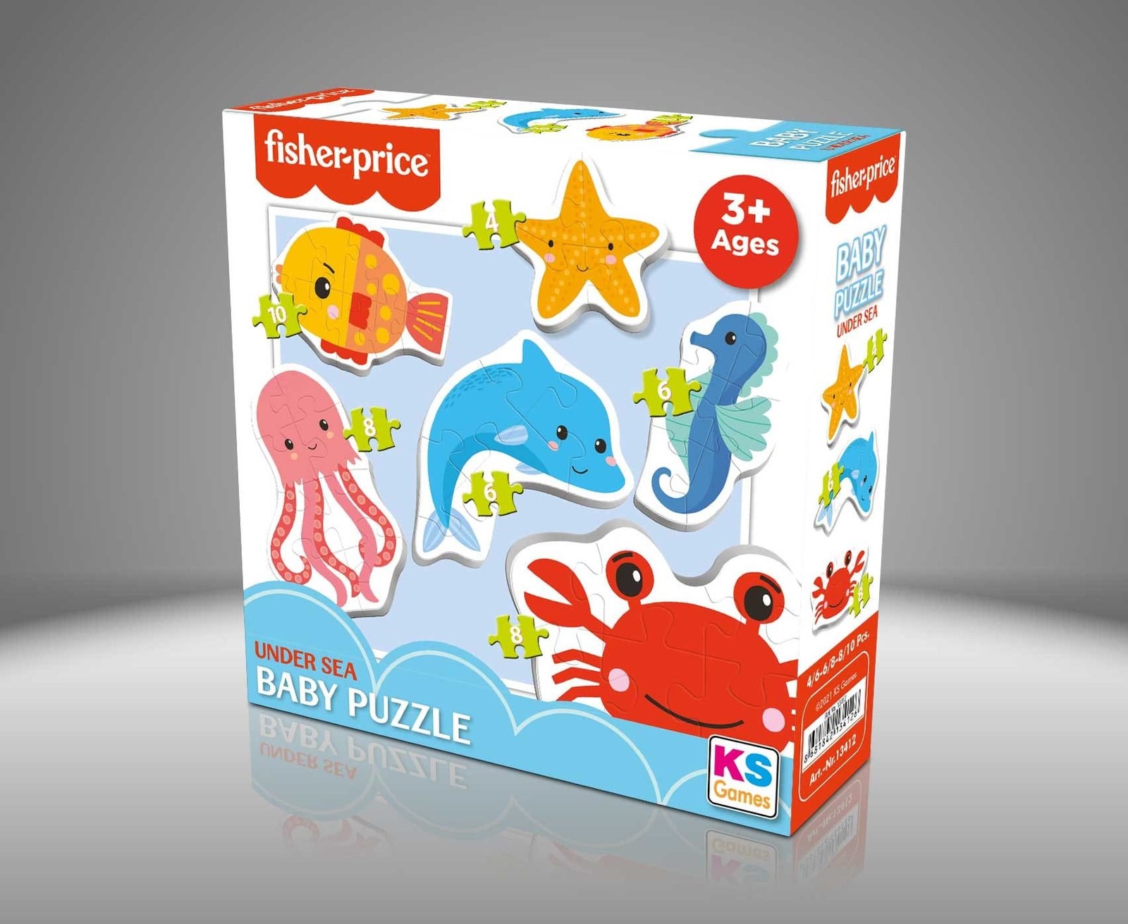 Baby Puzzle Travel   Under Sea 6 İn1