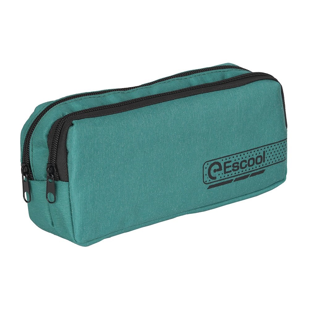 Escool Çift Gözlü Kalemlik Yeşil