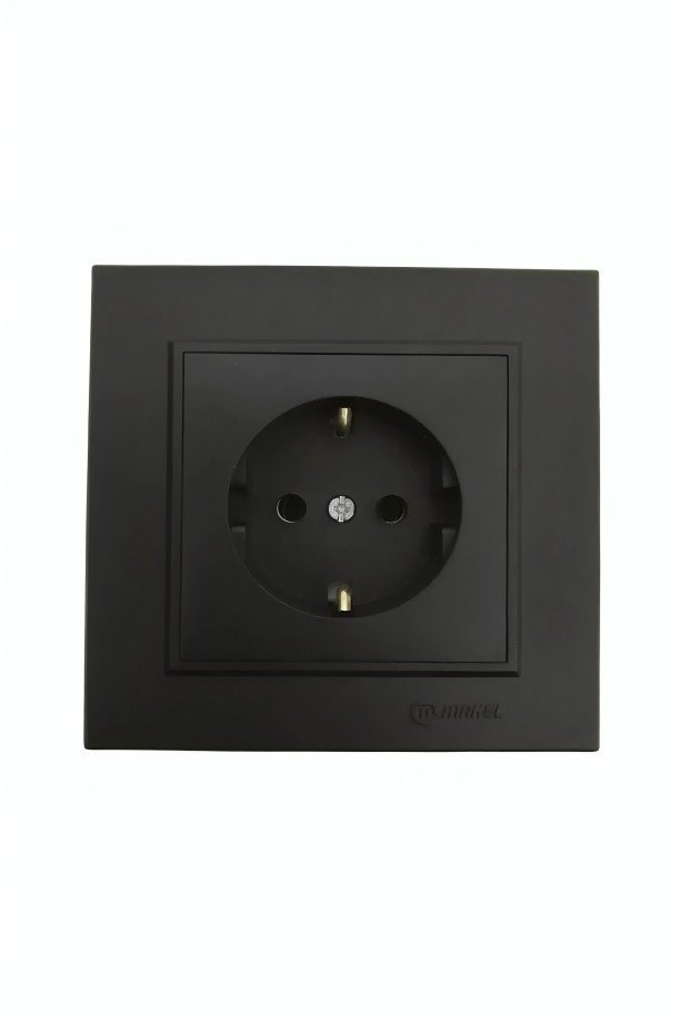 Karea Siyah Topraklı Priz