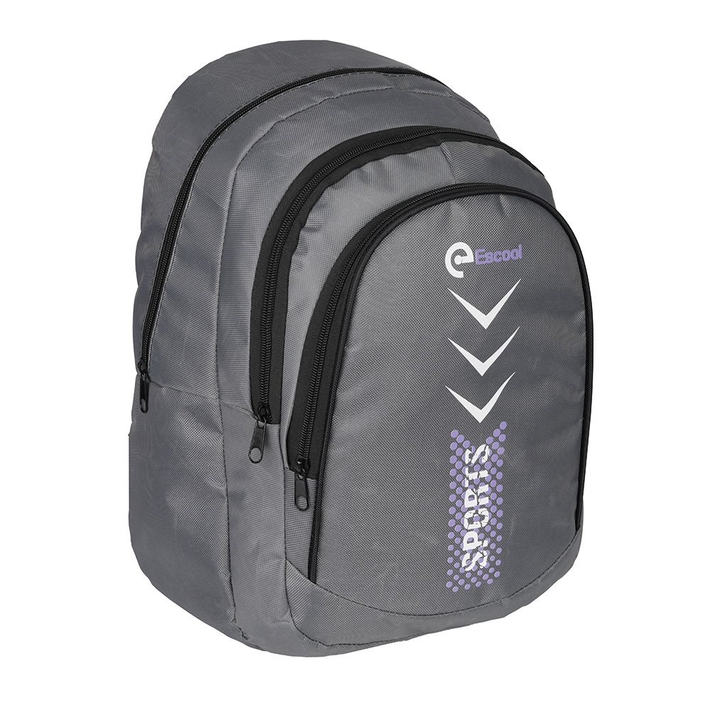 3 Gözlü Sport Sırt Çantası Gri Lila