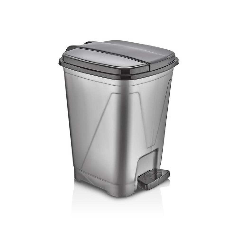 2 No Kare Pedallı Çöp Kovası - 10 Lt