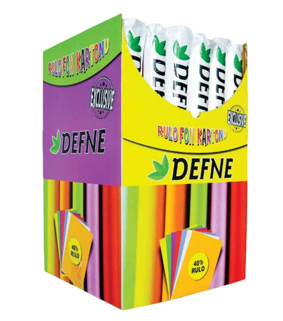 Exclusıve Rulo Fon Kartonu 48X68  10 Renk 120 Gr.