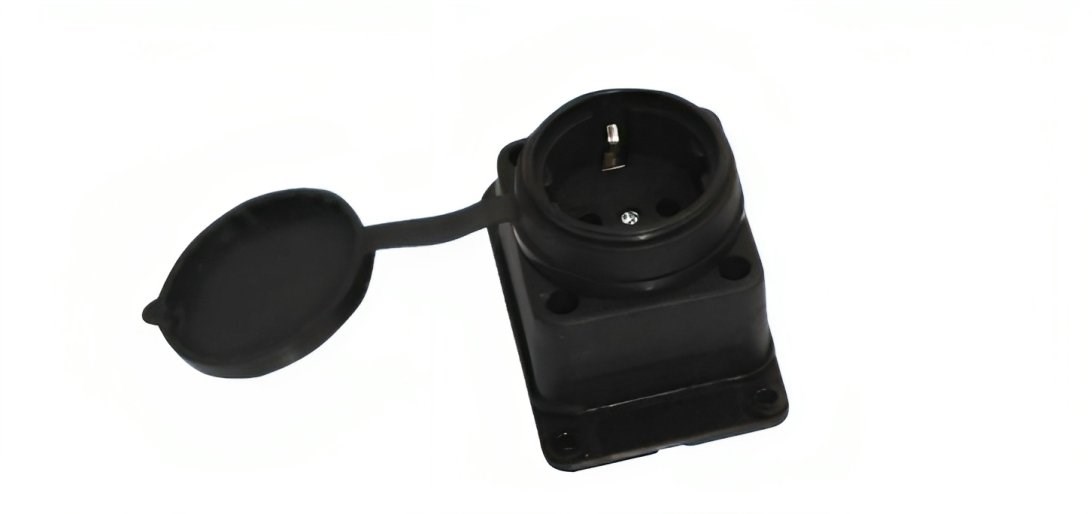 1*16A Topraklı Tekli Duvar Prizi