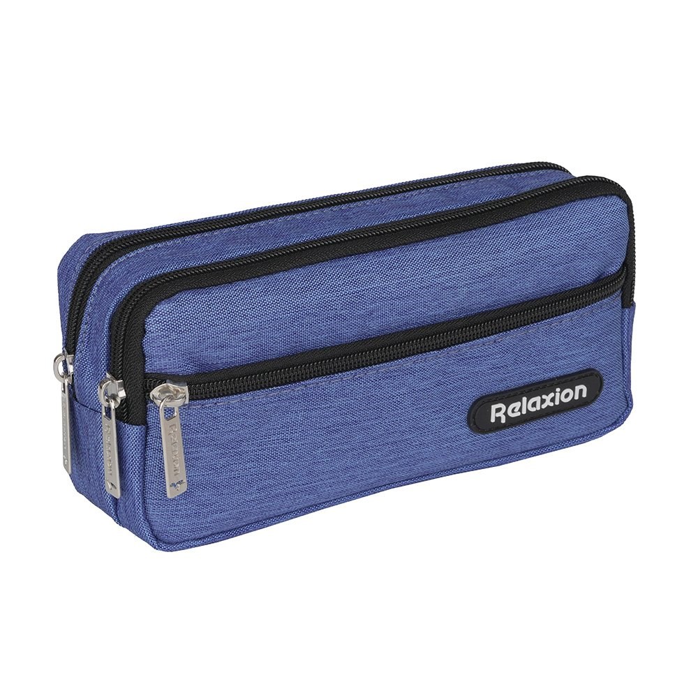 Relaxıon 3 Gözlü Kalemlik Mavi