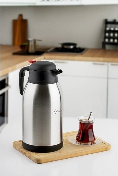 2,5 Litre Inox Mandallı Termos